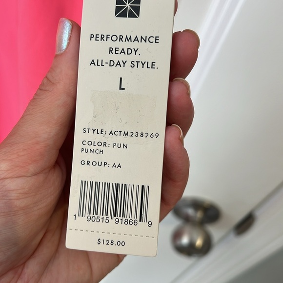 Nic+ Zoe Active Performance Workout Dress Golf Attire Coral Pink - Picture 3 of 11